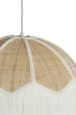 Light & Living Hanglamp Malacia Raffia Naturel/Crème Ø40cm
