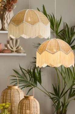 Light & Living Hanglamp Malacia Raffia Naturel/Crème Ø40cm