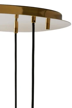 Light & Living Hanglamp Mayson 3-Lichts Glas Goud 160cm