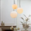 Light & Living Hanglamp Medina Glas Mat Wit Ø25cm