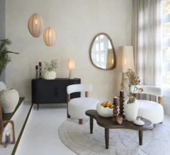 Light & Living Hanglamp Milatos Jute Naturel M