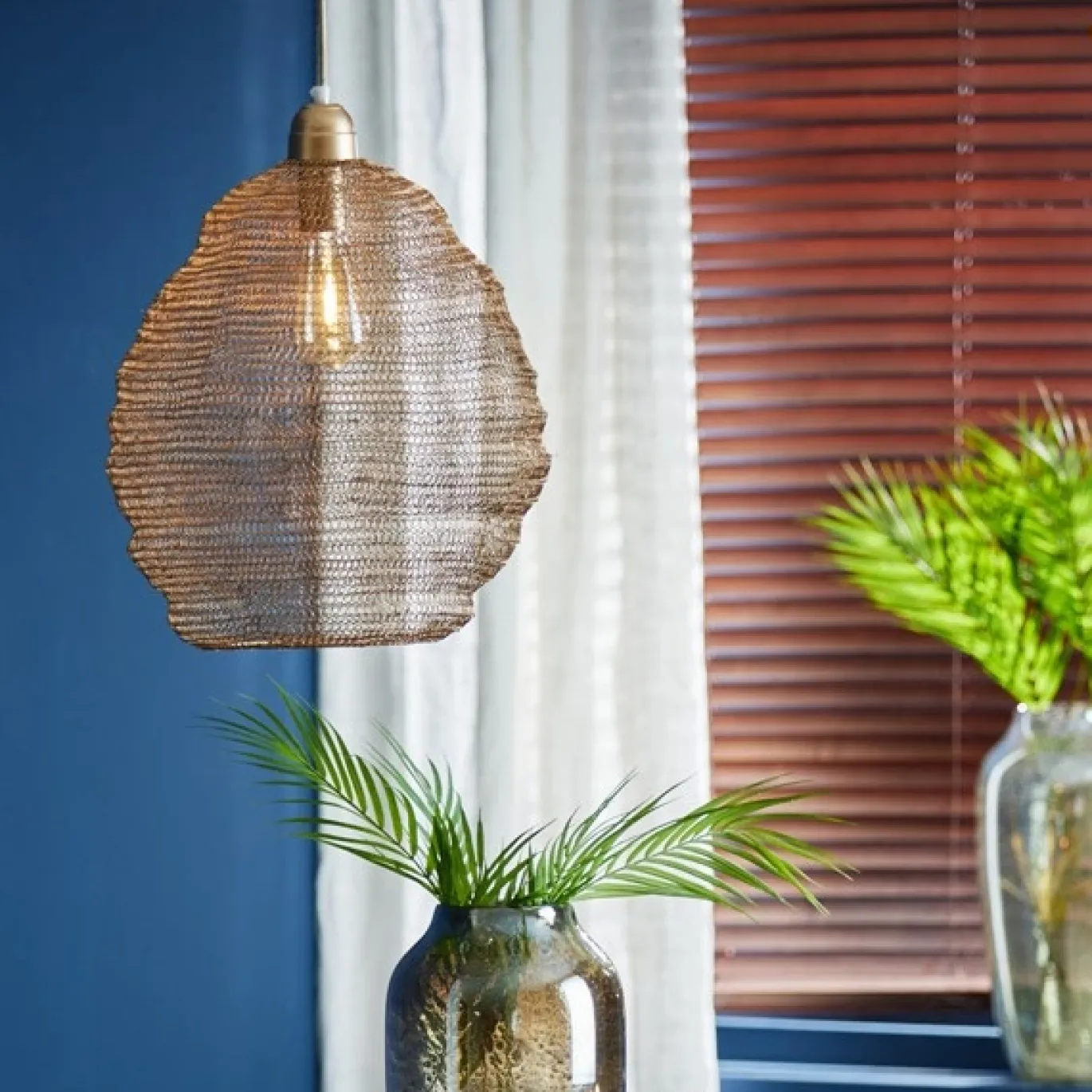 Light & Living Hanglamp Nina Gaas Antiek Brons Ø38cm