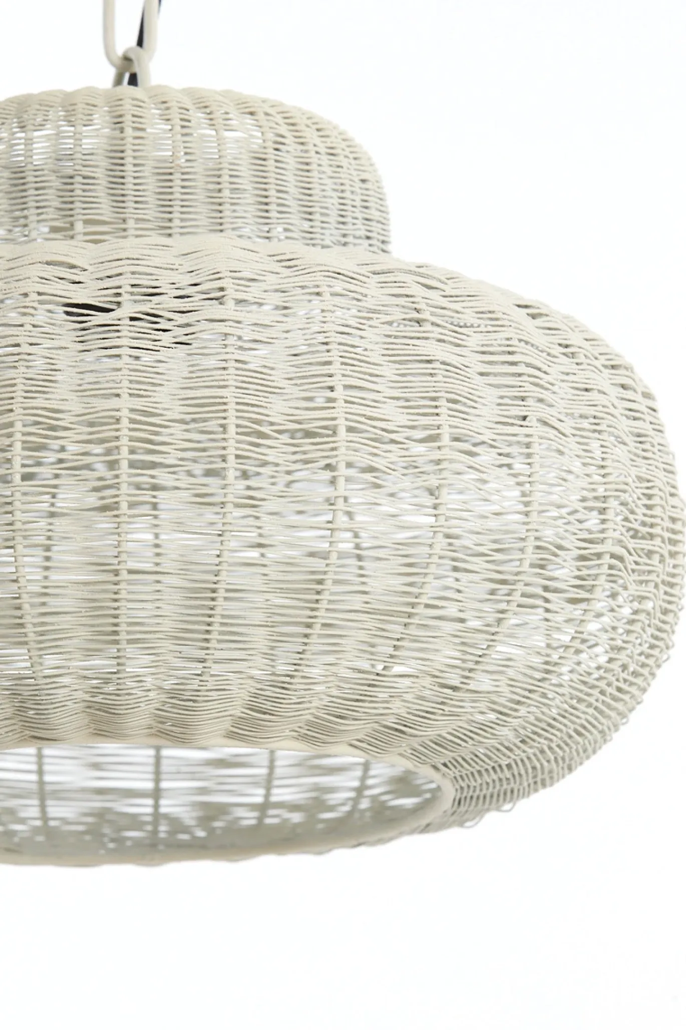 Light & Living Hanglamp Piedra Crème Ø47cm