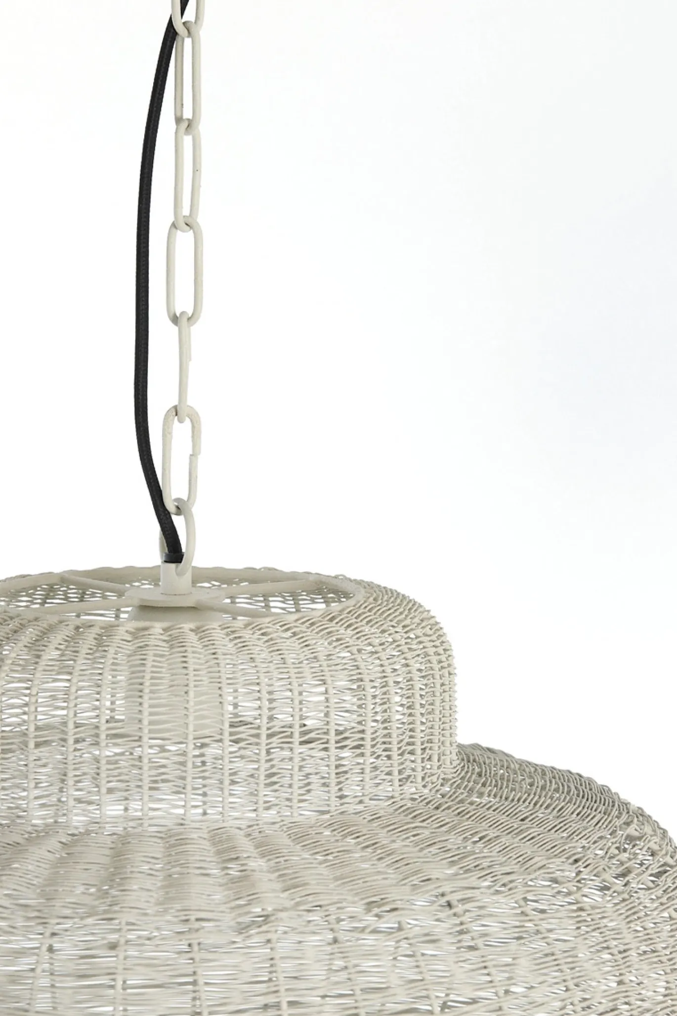 Light & Living Hanglamp Piedra Crème Ø47cm