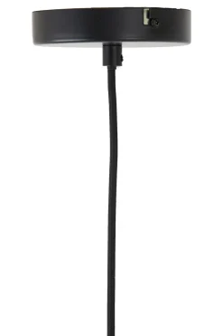 Light & Living Hanglamp Plumeria Zwart Ø40x30cm