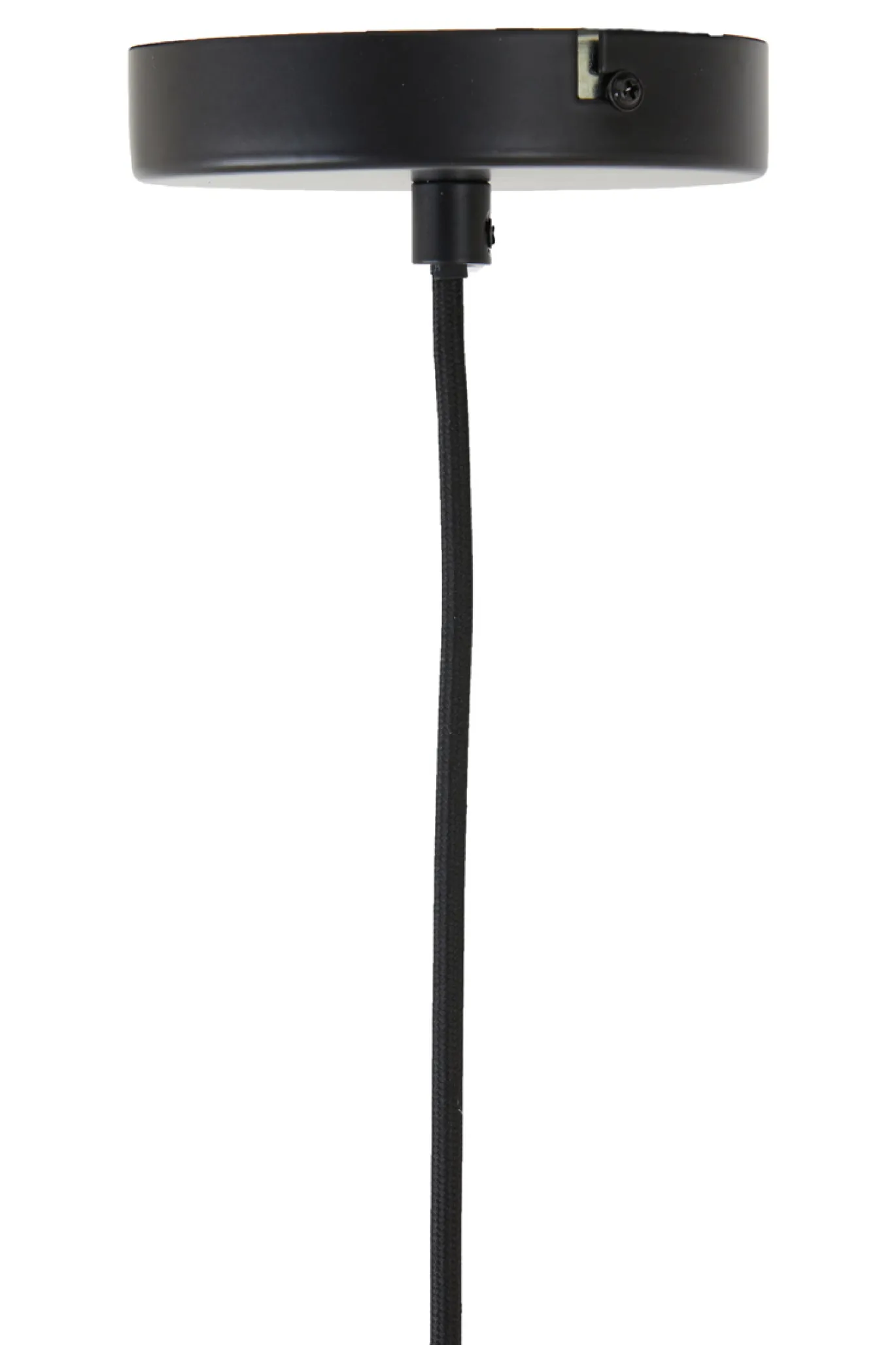 Light & Living Hanglamp Plumeria Zwart Ø40x30cm