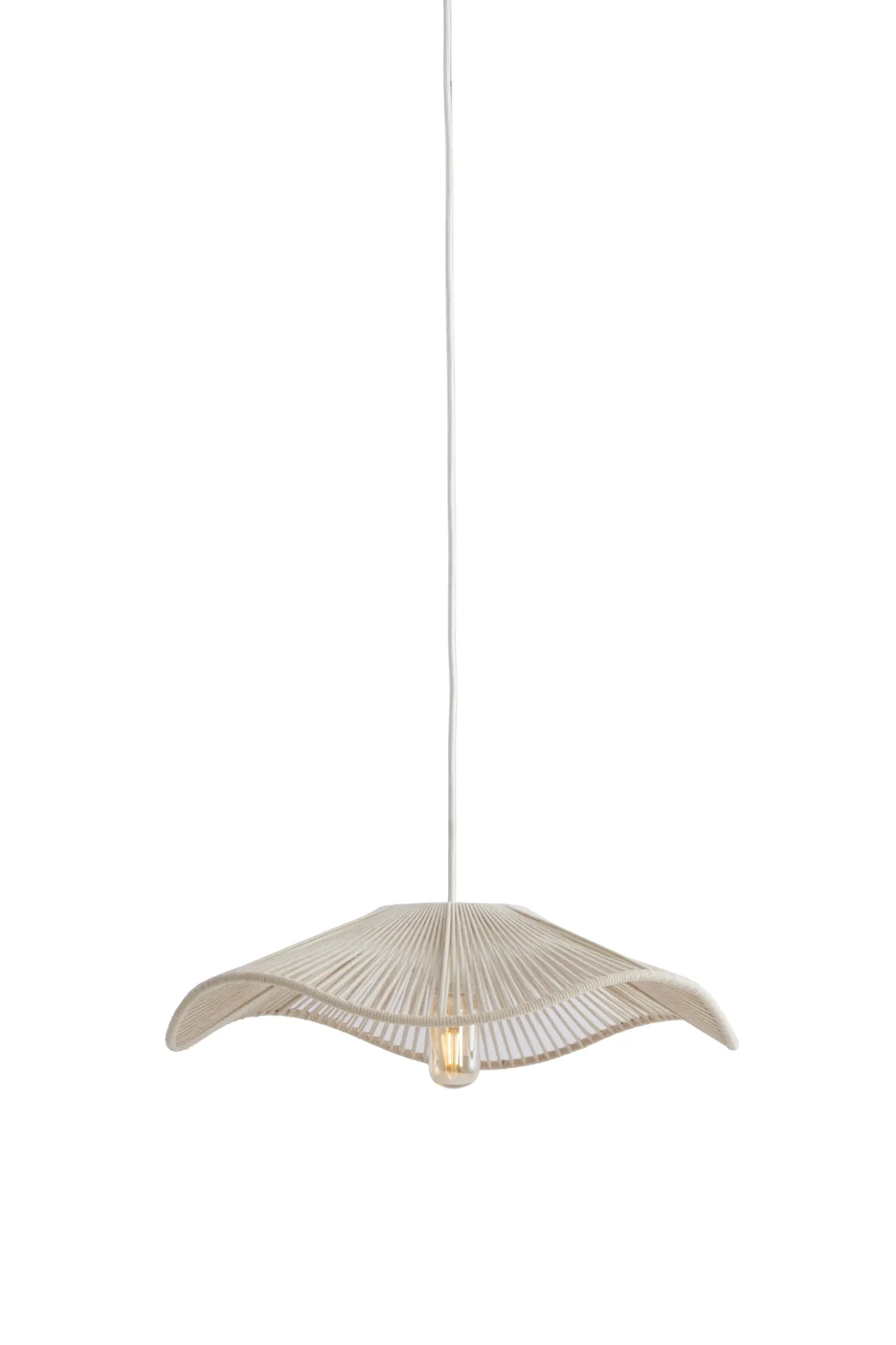Light & Living Hanglamp Rafa Crème Ø50cm