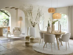 Light & Living Hanglamp Rafaella Raffia Naturel M