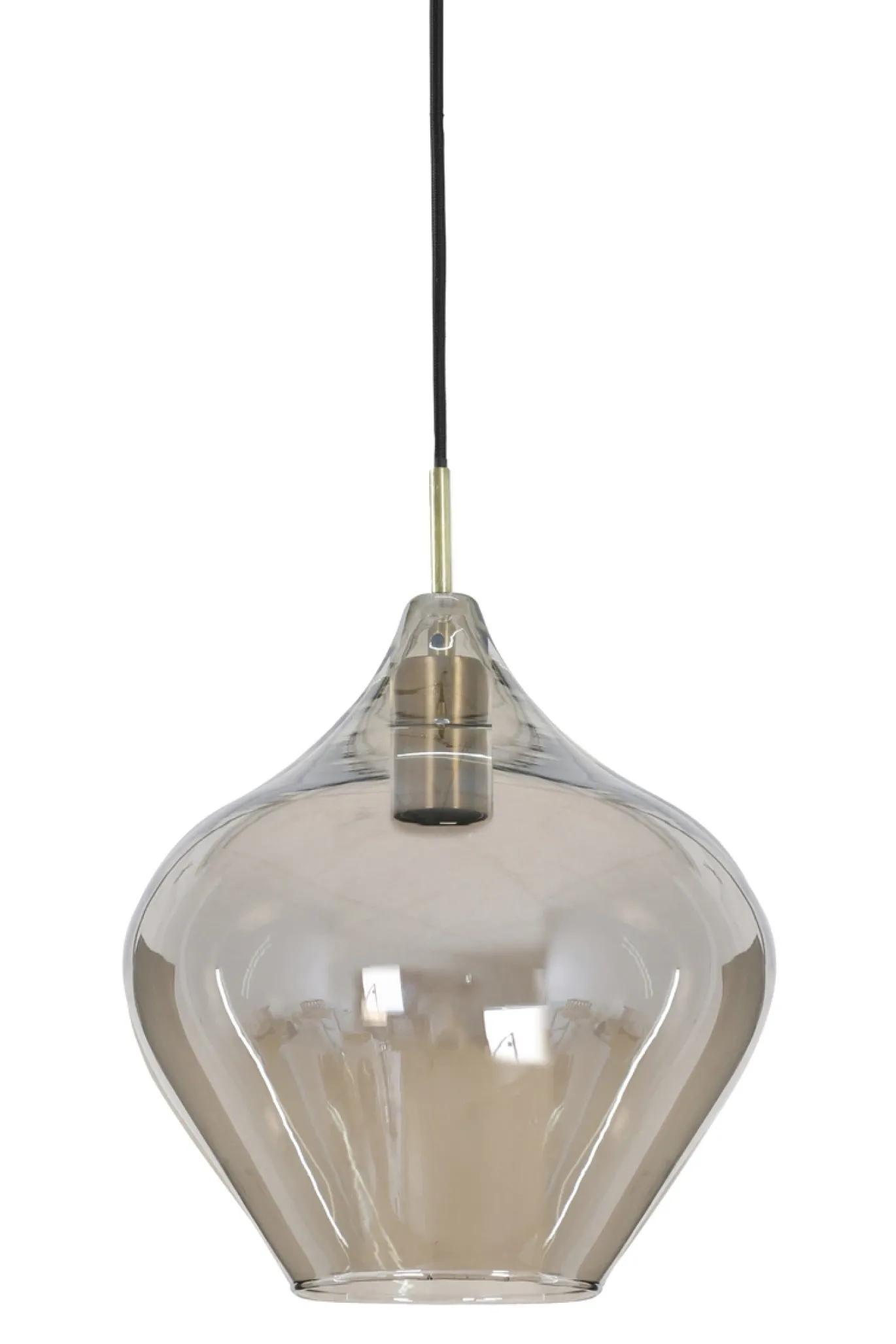 Light & Living Hanglamp Rakel Glas Smoke Ø27cm