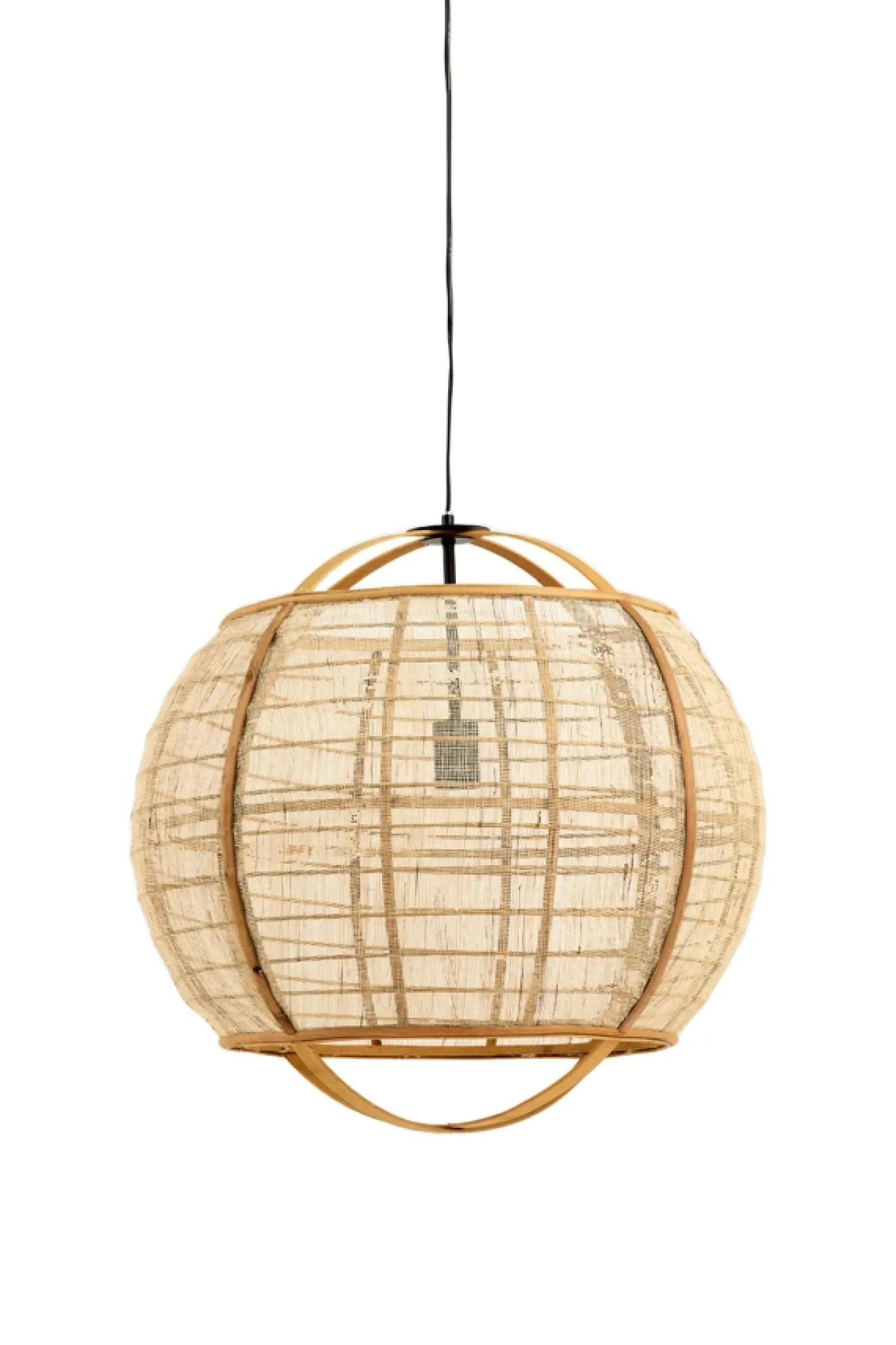 Light & Living Hanglamp Reeva Linnen Beige Ø50,5cm