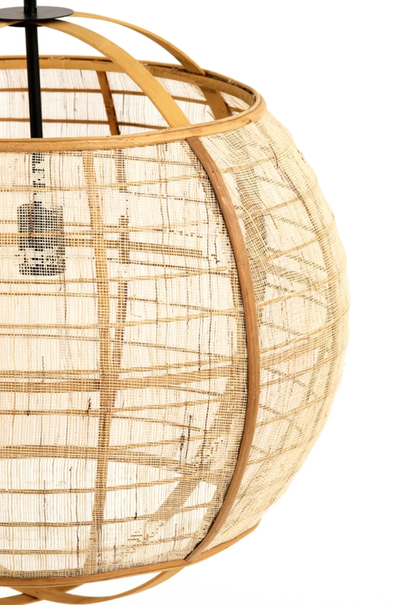 Light & Living Hanglamp Reeva Linnen Beige Ø50,5cm