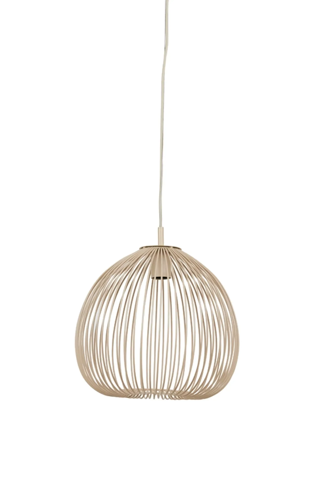 Light & Living Hanglamp Rilana Mat Beige Ø34cm