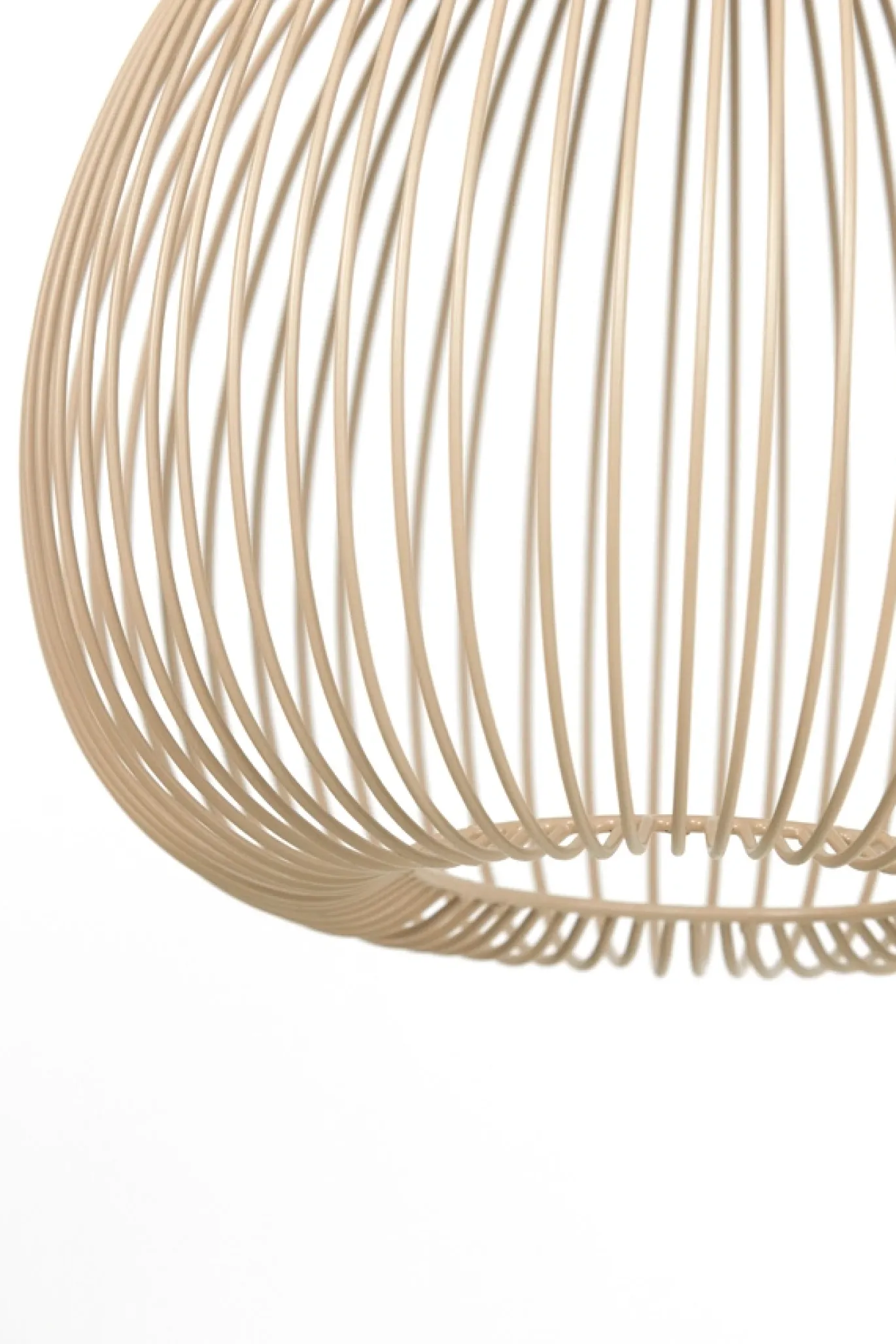 Light & Living Hanglamp Rilana Mat Beige Ø34cm