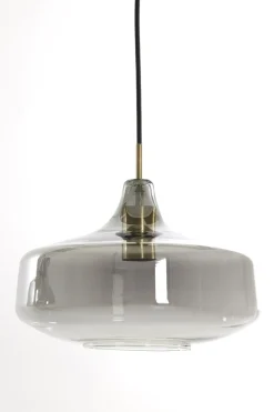 Light & Living Hanglamp Solna 3-Lichts Smoke Glas 120cm