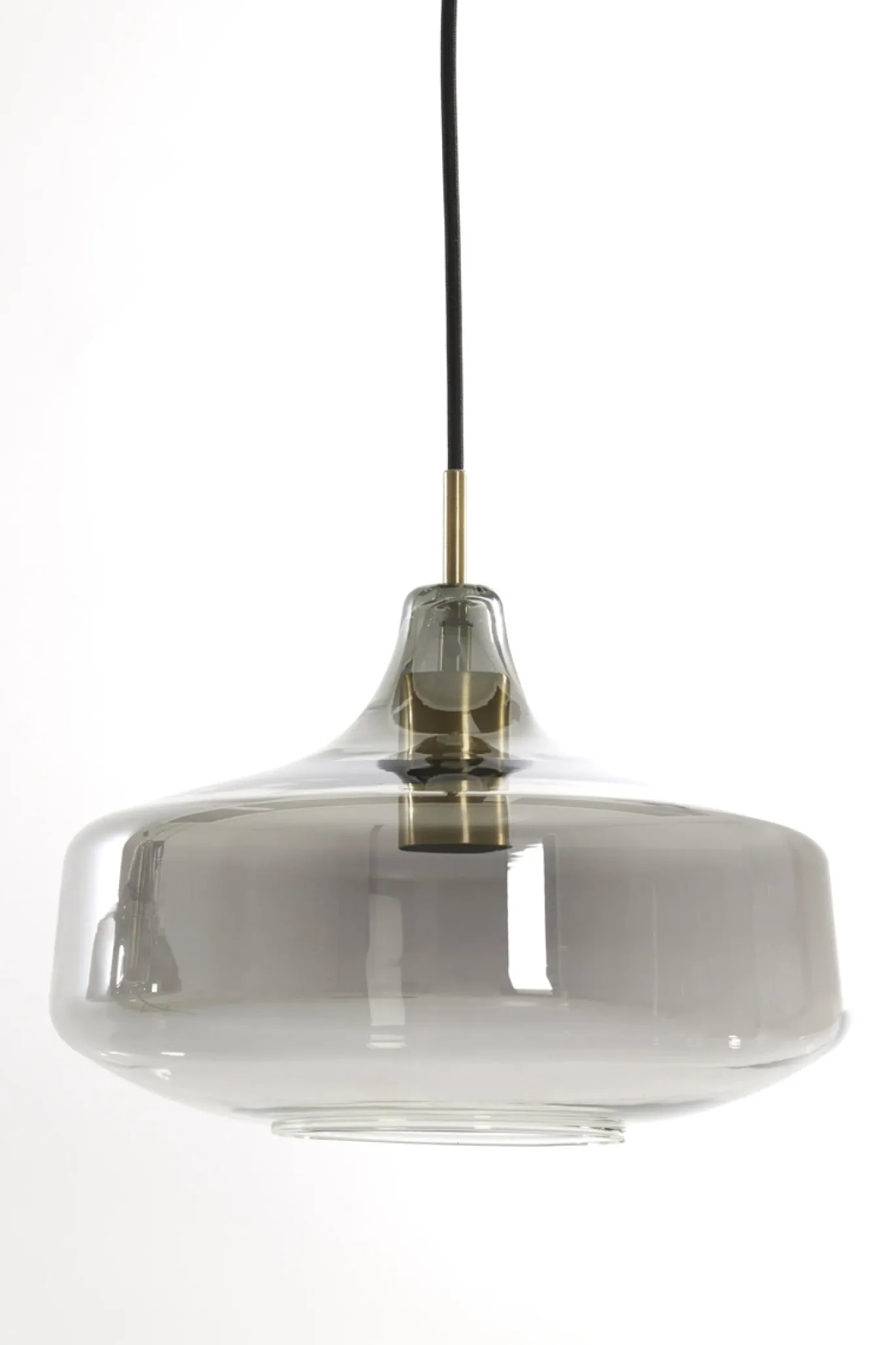Light & Living Hanglamp Solna 3-Lichts Smoke Glas 120cm