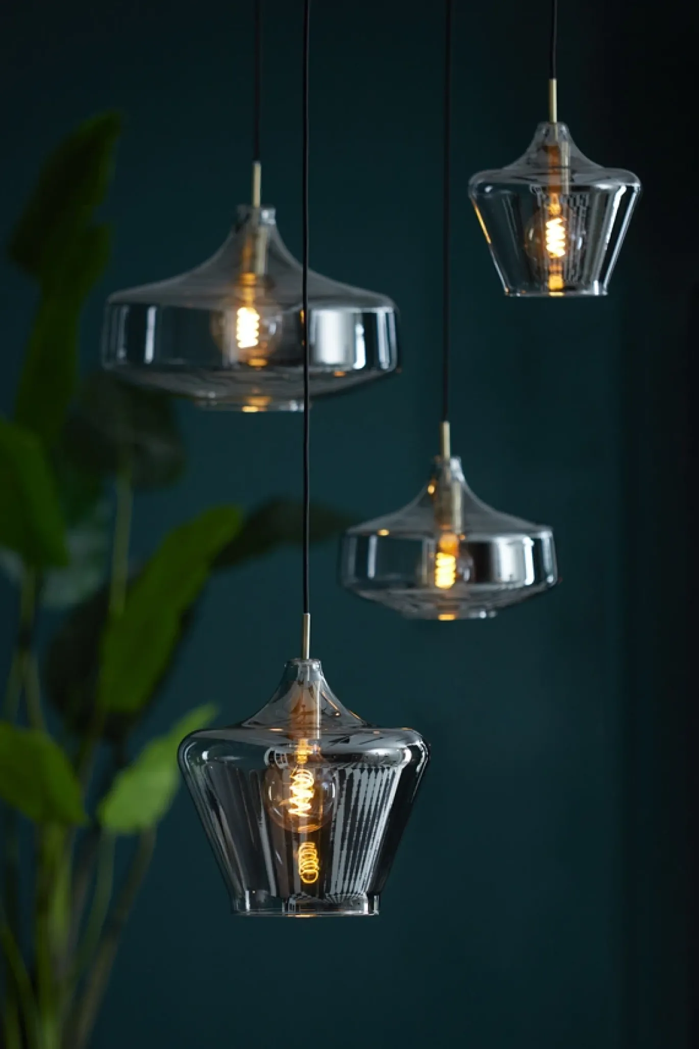 Light & Living Hanglamp Solna Smoke Glas Ø40cm