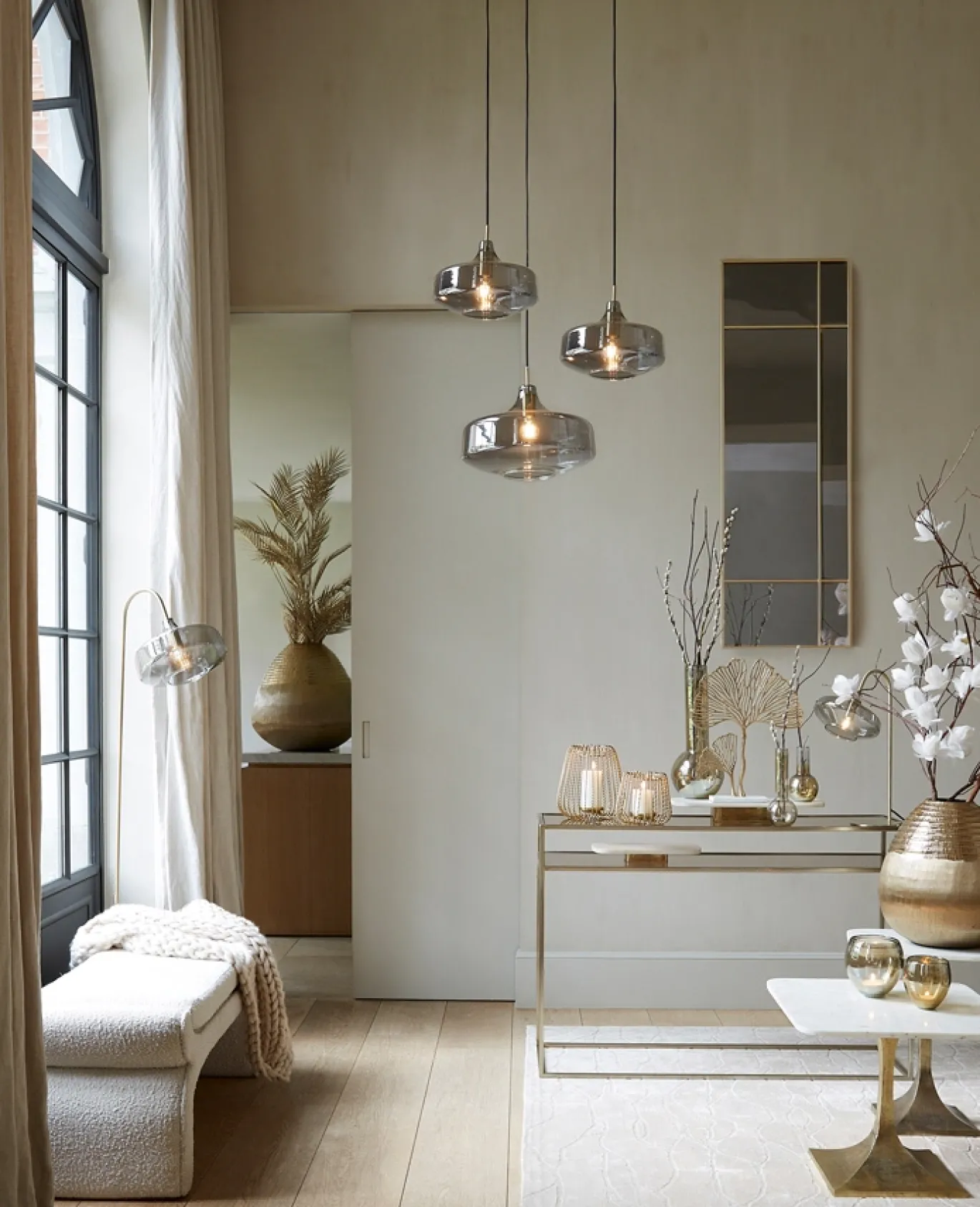 Light & Living Hanglamp Solna Smoke Glas Ø40cm