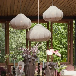 Light & Living Hanglamp Zubeda Linnen Naturel Ø40cm