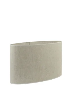 Light & Living Lampenkap Breska Ovaal Parel Wit M