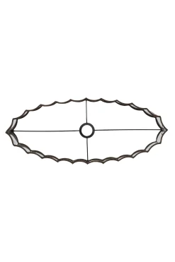 Light & Living Lampenkap Disli Ovaal Linnen Bruin L