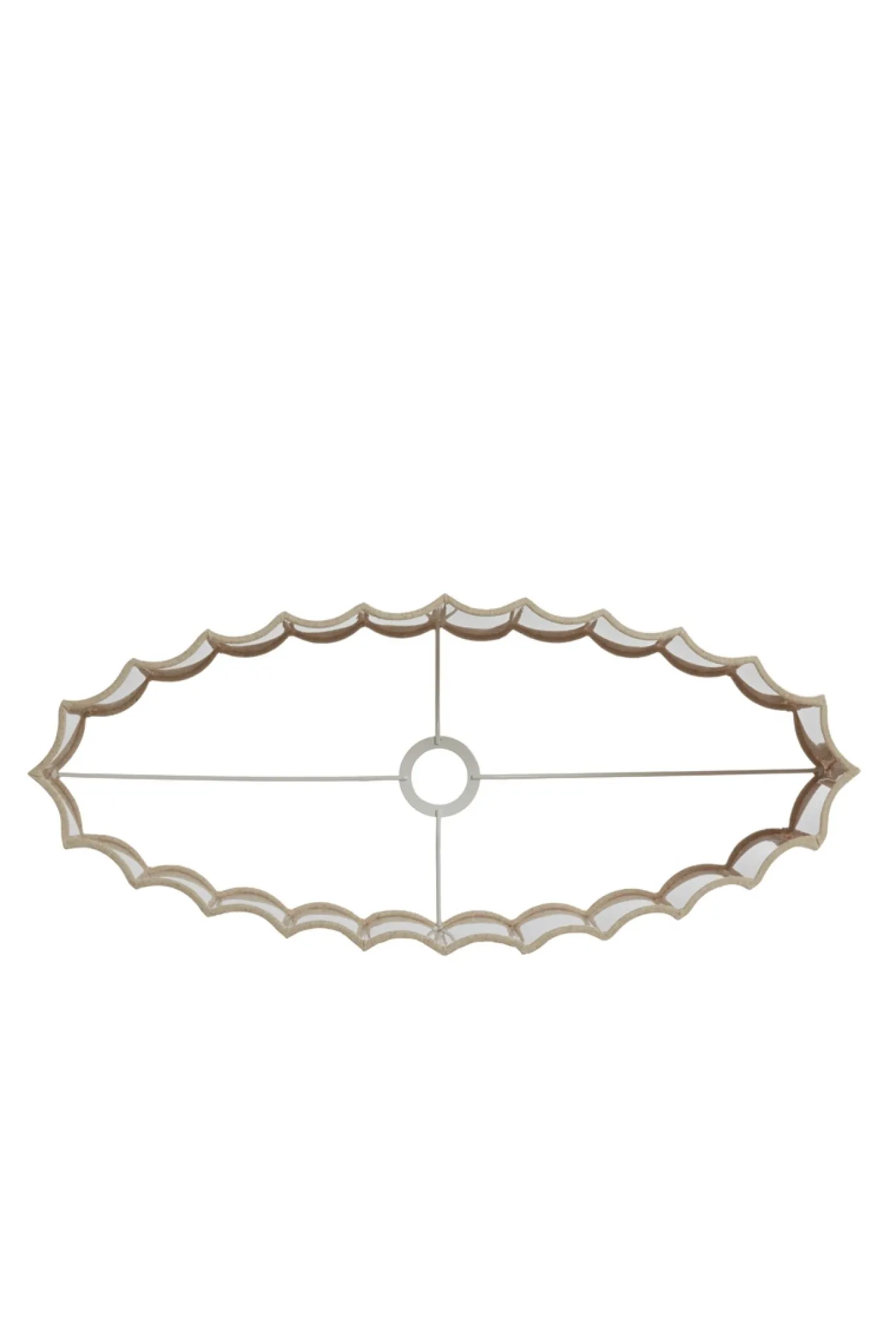 Light & Living Lampenkap Disli Ovaal Naturel L