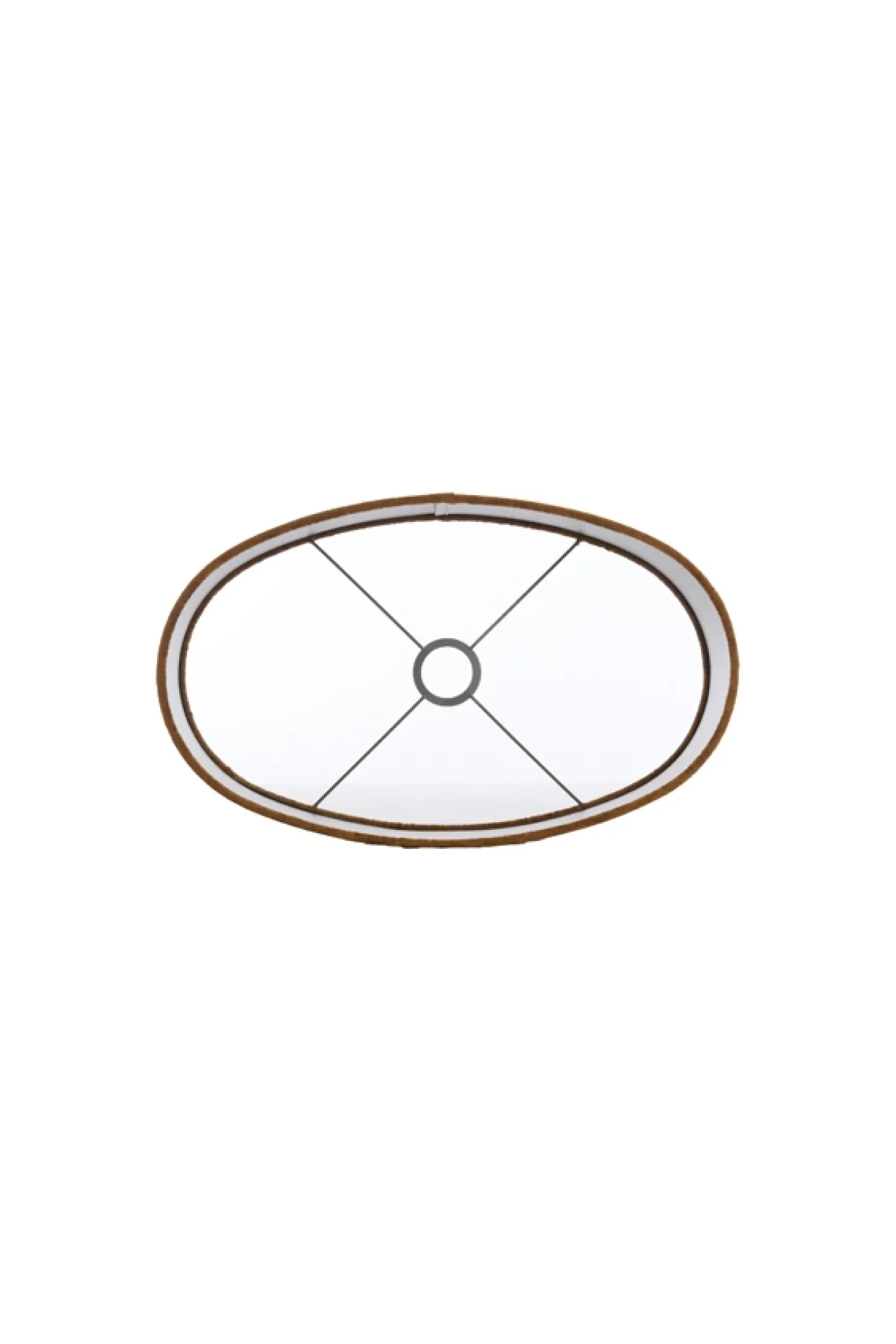 Light & Living Lampenkap Gemstone Ovaal Goud 45x21x22cm