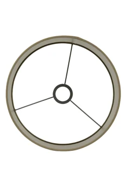 Light & Living Lampenkap Kassei Rond Beige Ø40cm