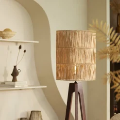 Light & Living Lampenkap Lanzano Raffia Naturel Ø40cm