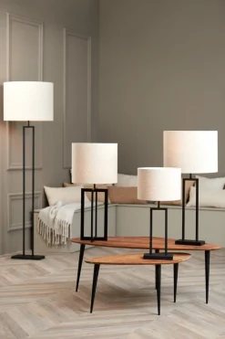 Light & Living Lampenkap Livigno Rond Naturel Ø50cm
