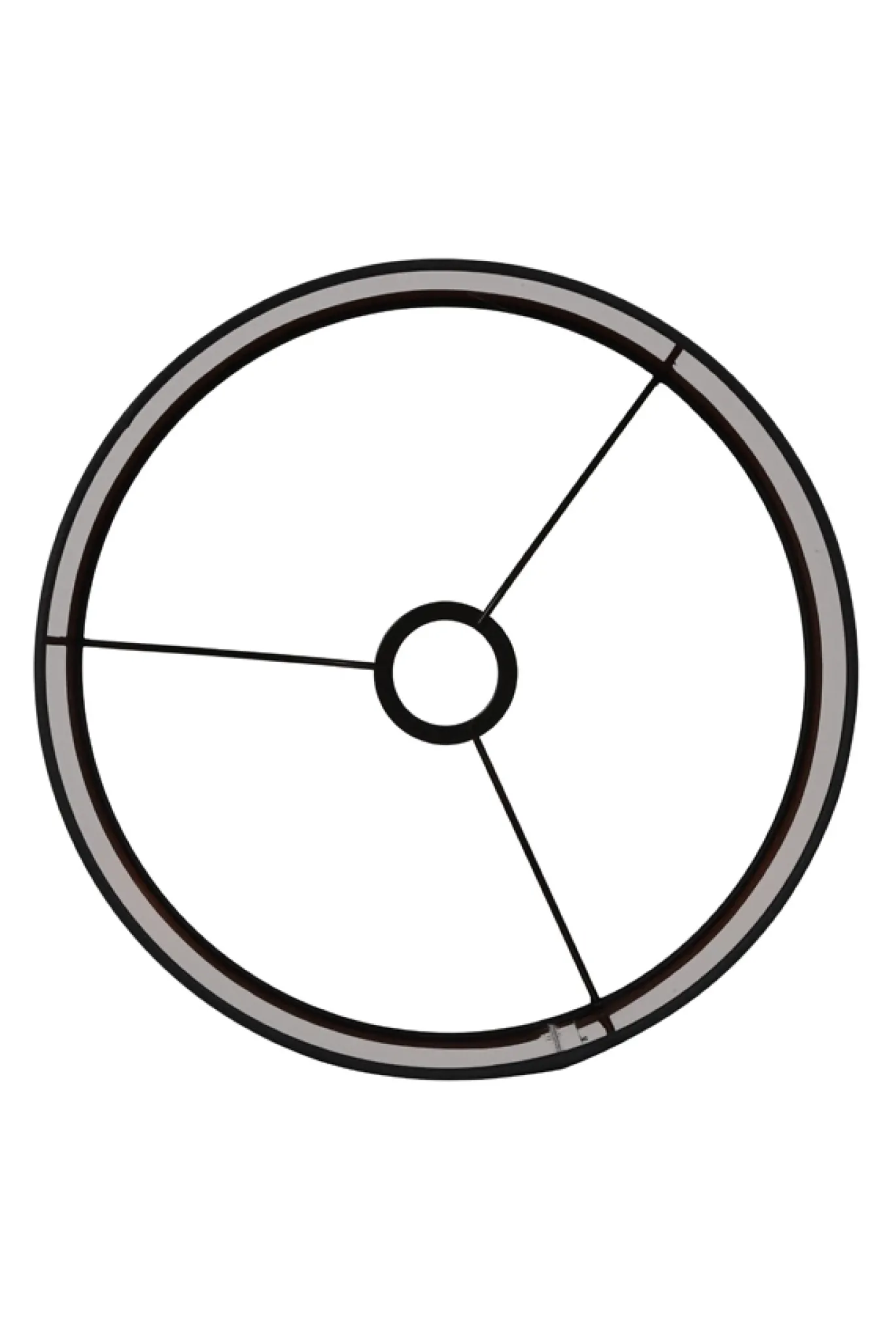 Light & Living Lampenkap Livigno Rond Zwart Ø50cm