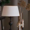 Light & Living Lampenkap Livigno Drum Eiwit 45x35x25cm