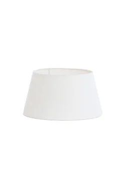 Light & Living Lampenkap Livigno Drum Eiwit 45x35x25cm
