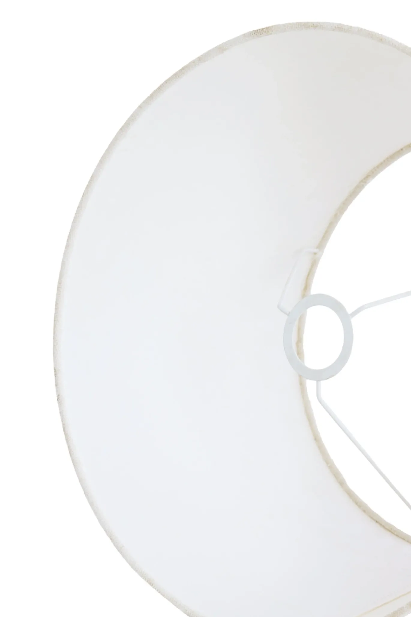 Light & Living Lampenkap Livigno Drum Eiwit 45x35x25cm