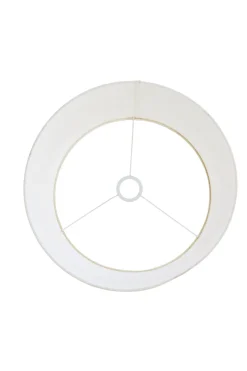 Light & Living Lampenkap Livigno Drum Eiwit 45x35x25cm