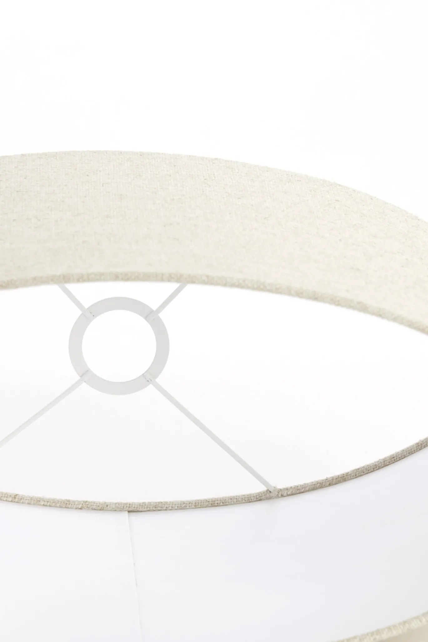 Light & Living Lampenkap Livigno Ovaal Naturel 45x21x32cm