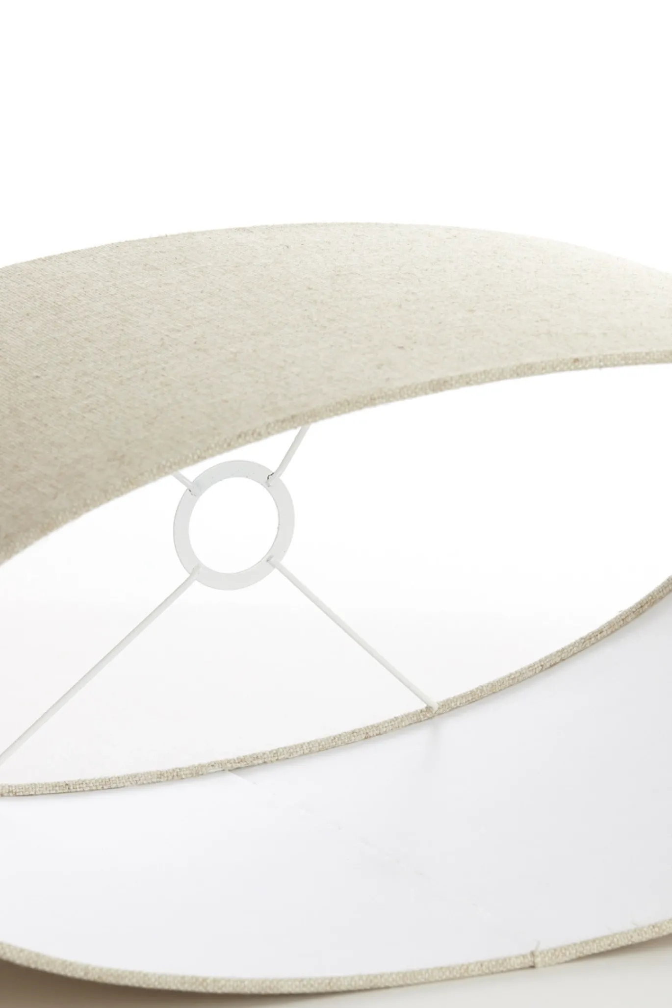 Light & Living Lampenkap Livigno Ovaal Naturel 45x21x32cm