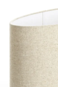 Light & Living Lampenkap Livigno Ovaal Naturel 45x21x32cm