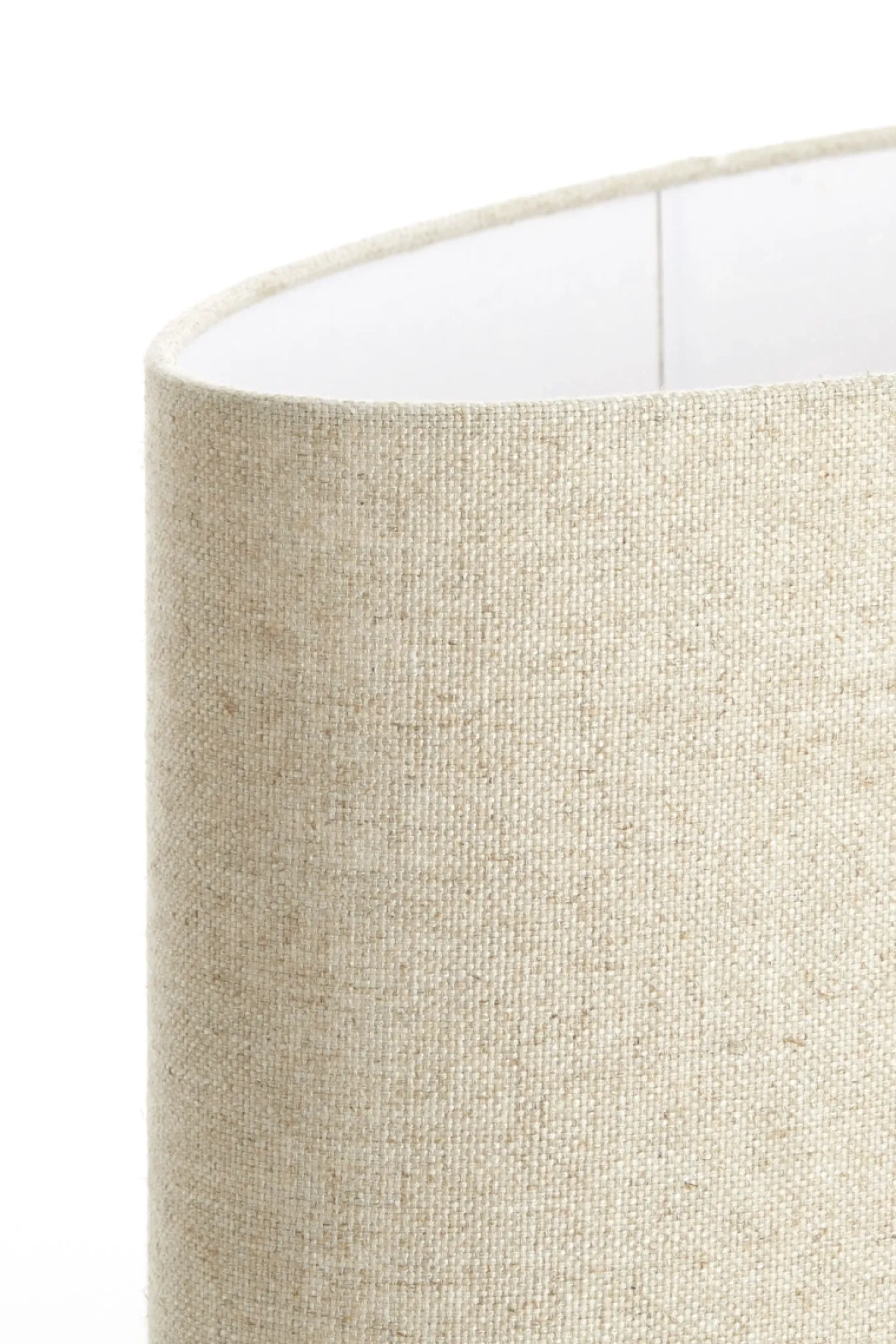 Light & Living Lampenkap Livigno Ovaal Naturel 45x21x32cm