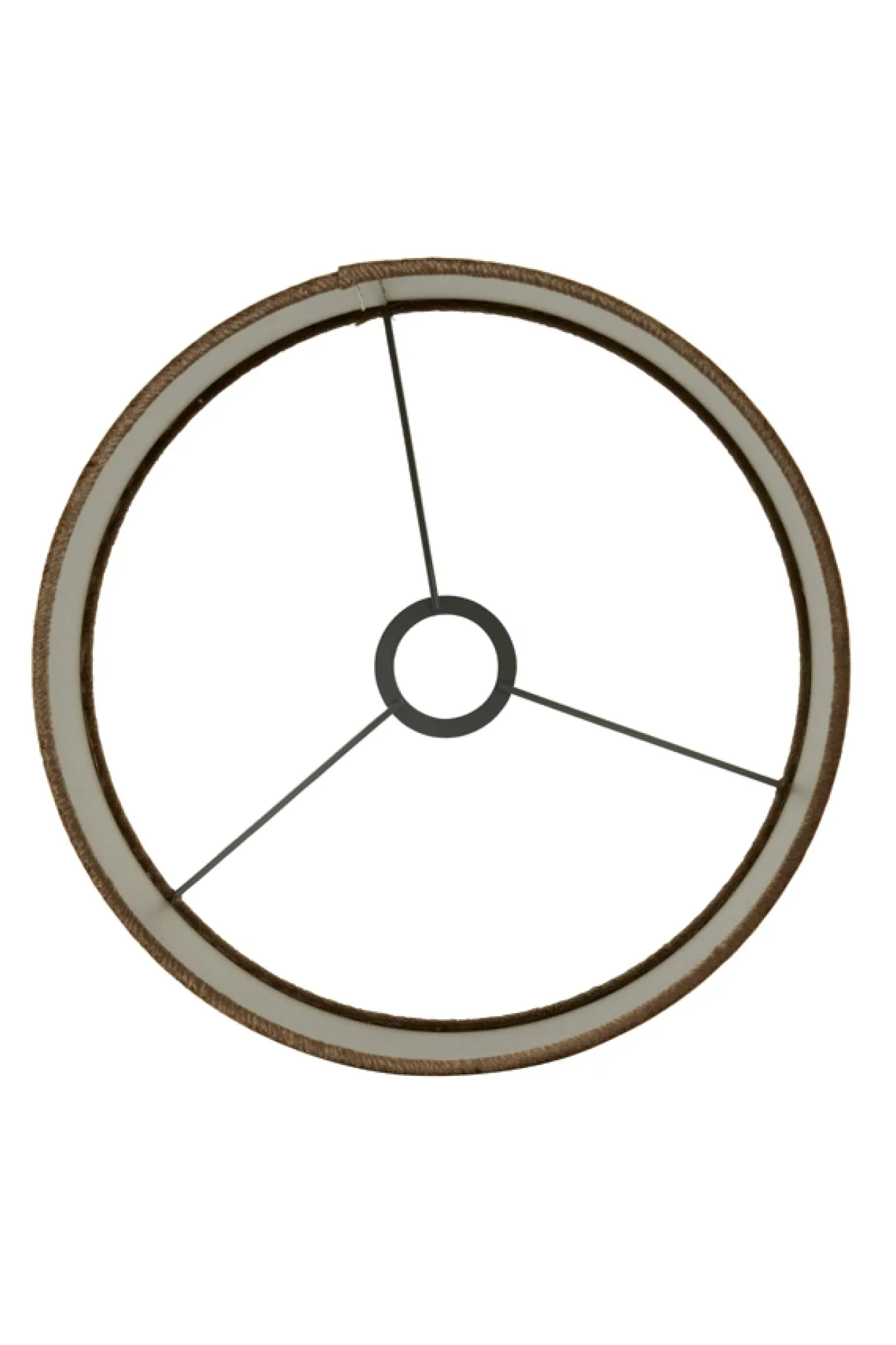 Light & Living Lampenkap Lubis Rond Bruin Ø40cm