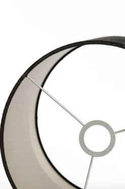 Light & Living Lampenkap Lubis Rond Zwart Ø30cm