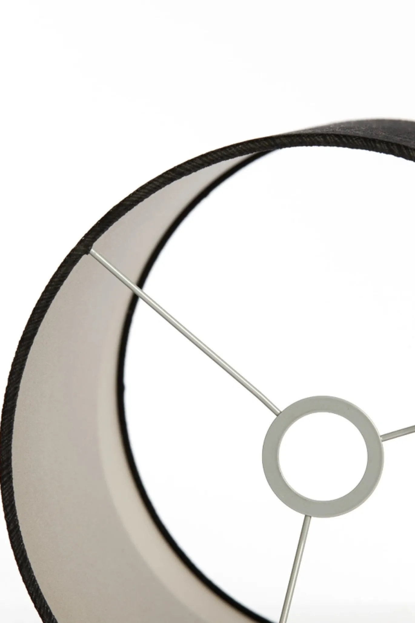 Light & Living Lampenkap Lubis Rond Zwart Ø30cm