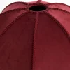 Light & Living Lampenkap Malacia Velvet Bordeaux Ø45cm