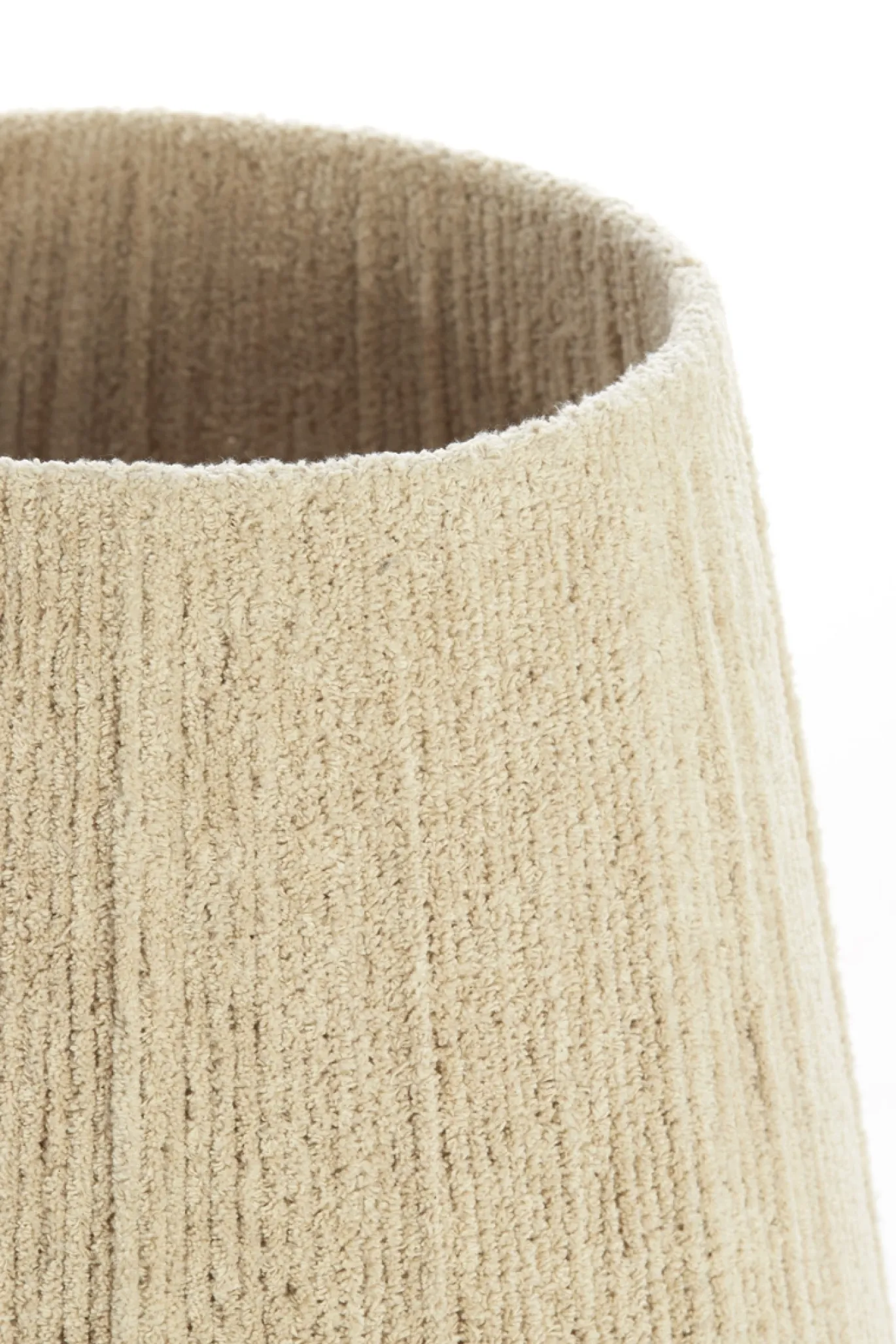 Light & Living Lampenkap Medana Drum Chenille Crème
