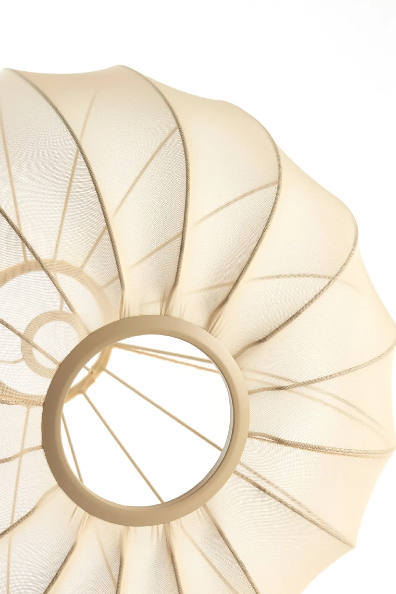 Light & Living Lampenkap Plumeria Zand Ø50cm