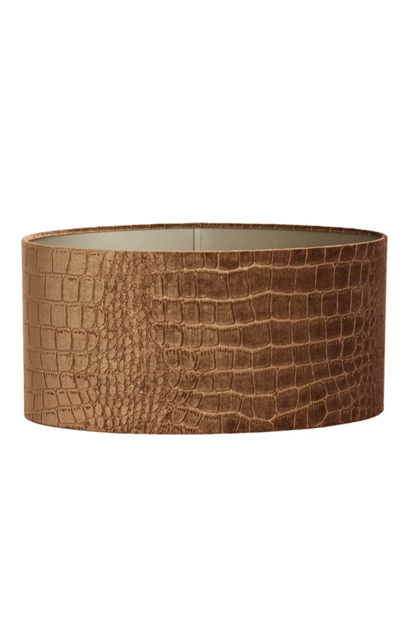 Light & Living Lampenkap Praya Ovaal Bruin 45x21x22cm