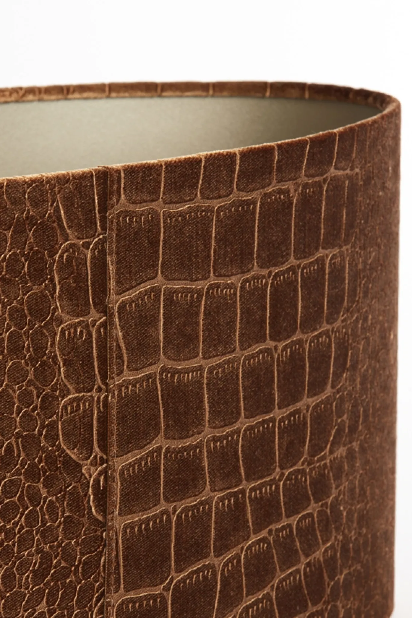 Light & Living Lampenkap Praya Ovaal Bruin 45x21x22cm