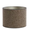 Light & Living Lampenkap Saverna Rond Donkerbruin Ø40cm