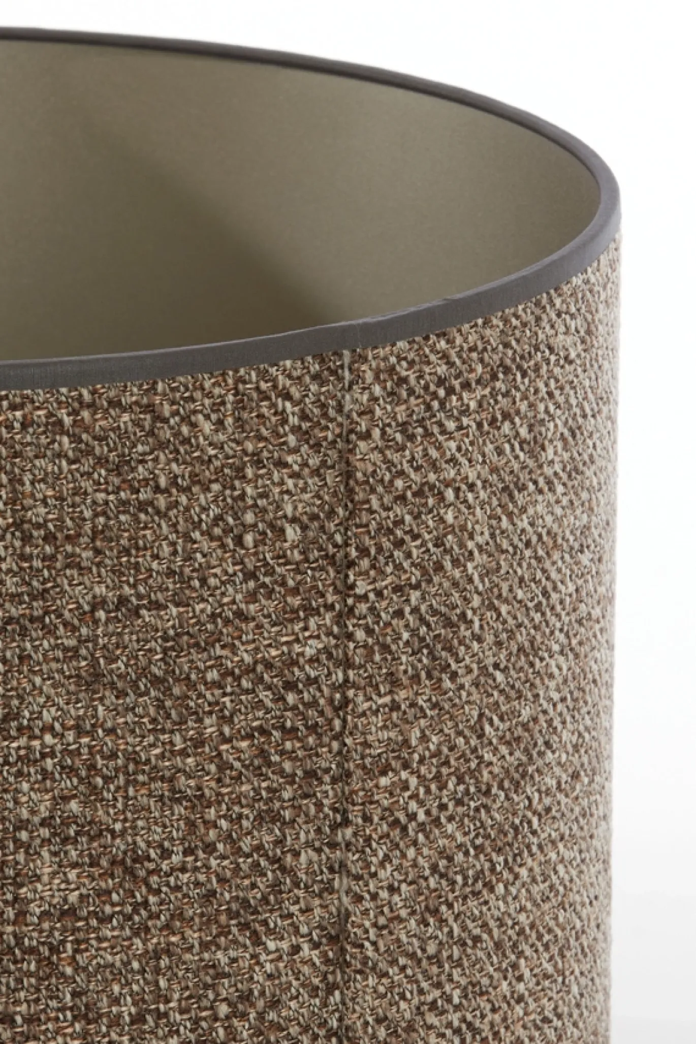 Light & Living Lampenkap Saverna Rond Donkerbruin Ø40cm