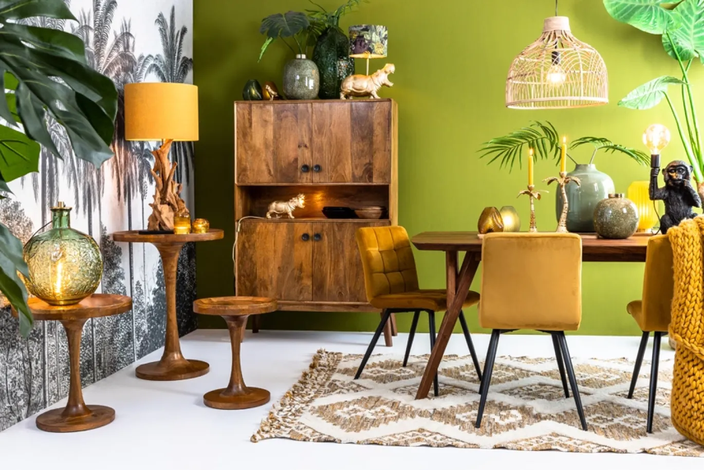 Light & Living Lampvoet Arbanasi Hout
