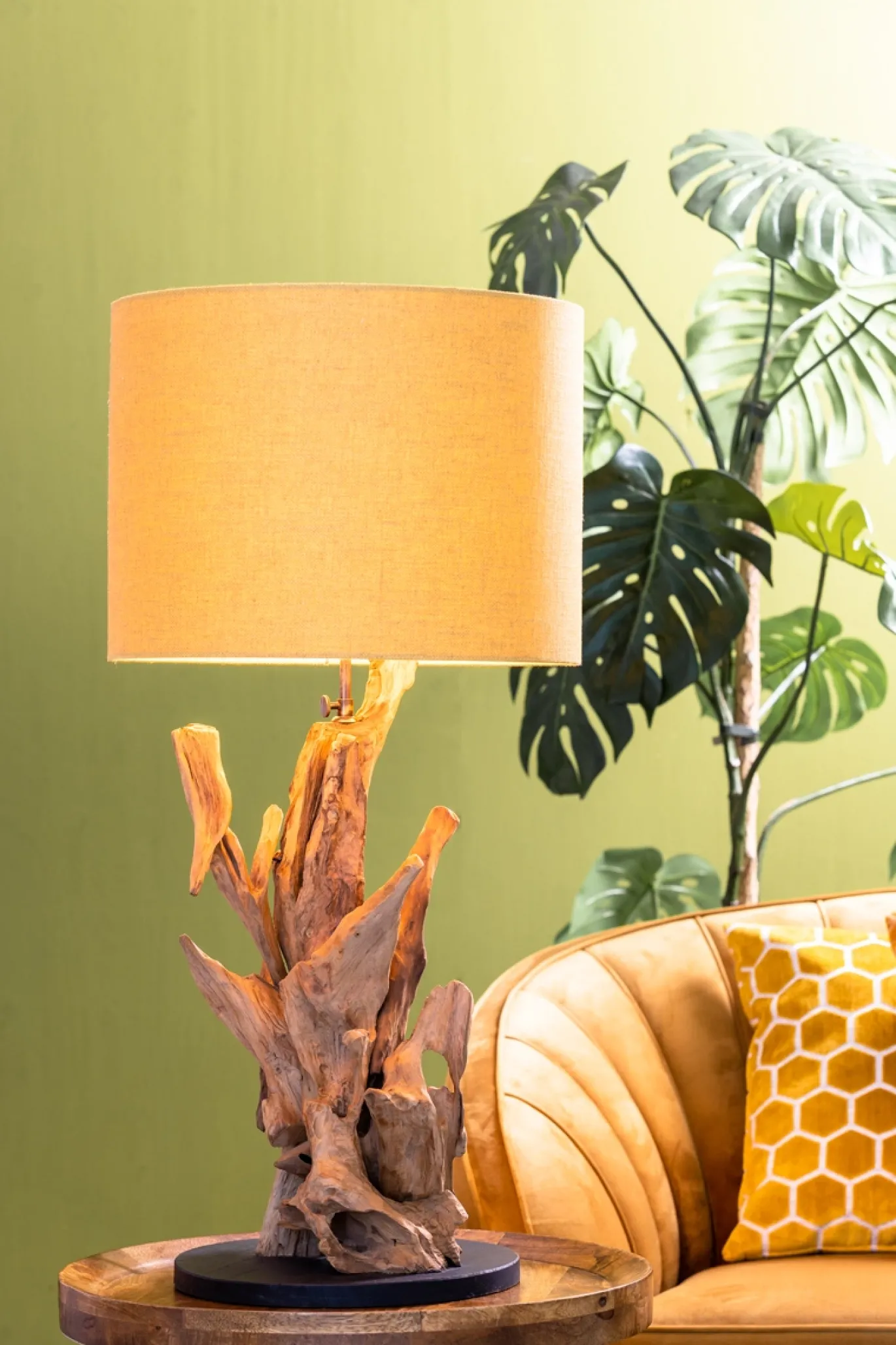 Light & Living Lampvoet Arbanasi Hout